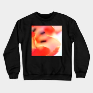 Soft macro of a red tulip, dreamy illusion of a tulip Crewneck Sweatshirt